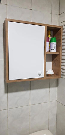 kağıt havluluk açık  raflı dekoratif depolama dolabı wc üstü dekor ve depolama dolabı 