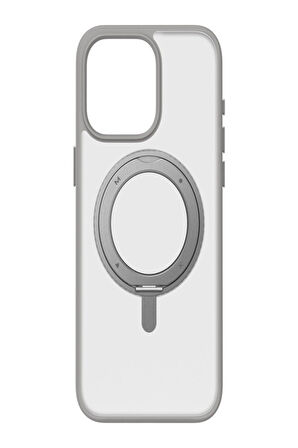 IPHONE 15 PRO Momax ROLLER Seri 360 ° döner Standlı Magsafe Kılıf