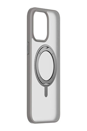 IPHONE 15 PRO Momax ROLLER Seri 360 ° döner Standlı Magsafe Kılıf