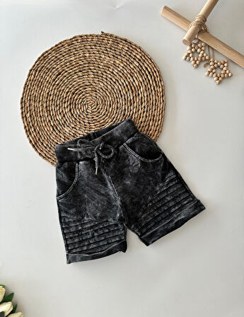 Miniğimin Cicileri Erkek Çocuk Şort - Siyah