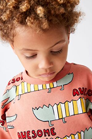 Miniğimin cicileri  Timsah baskılı Unisex jogger takım