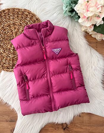 Miniğimin Cicileri Unisex  Paris Şişme Yelek - Mor