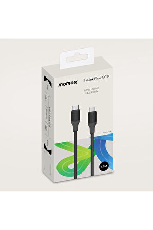 Link USB-C To USB-C (1.2m / Support 60W) Charging + Data Transfer cable (TPE + Silicon)