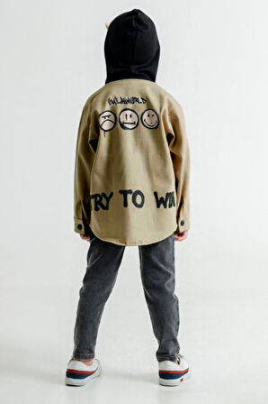 Miniğimin Cicileri Smile Today 3 Lü Erkek Çocuk Keten Takım - Haki