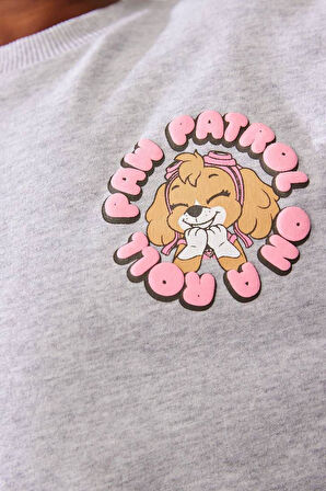 Miniğimin Cicileri Pw Ptrl Taytlı Kız Çocuk Takım - Gri