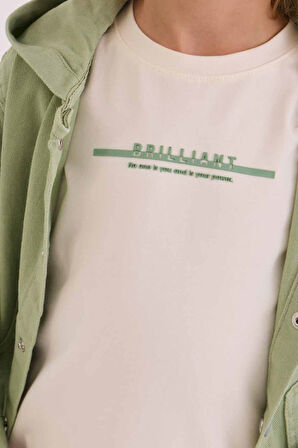 Miniğimin Cicileri Basic Kapüşonlu Cepli Ceketli Erkek Çocuk Lüx 3 lü Takım - Yeşil