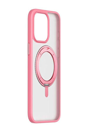 IPHONE 15 PRO MAX Momax ROLLER Seri 360 ° döner Standlı Magsafe Kılıf