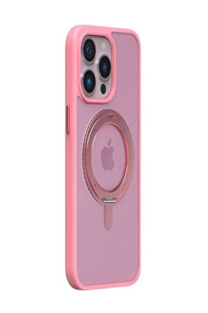 IPHONE 15 PRO MAX Momax ROLLER Seri 360 ° döner Standlı Magsafe Kılıf