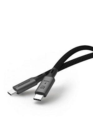 Elit | USB-C - USB-C Örgülü Kablo 100W (USB3.2 - 2m Desteği)