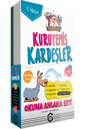 1. Sınıflar İçin Kuruyemiş Kardeşler İle Okuma Anlama Seti Hikaye Kitapları Arı Yayıncılık