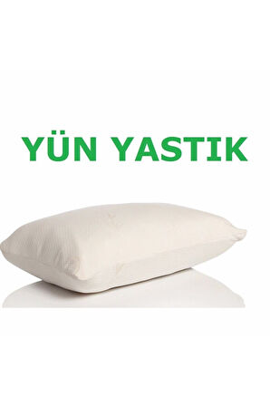 Yün Yastık - Yün Dolgulu Visco Yastık