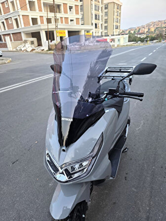 MOTOCAM Motolüx MCX 125 Siperlik Ön Cam 2024-2025 Model 68cm Füme Renkli 4mm