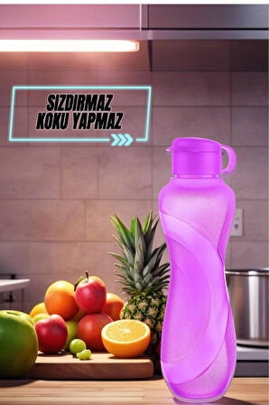 Waterfresh 1,5 Lt Su Matarası Eve, Okula, Spora, İş Yerine Uygun & Su Şişesi & Suluk - Mor