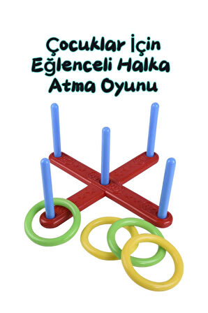Halka Atma Oyunu 4'lü Halka Çember Atma Oyunu Aile Oyunu