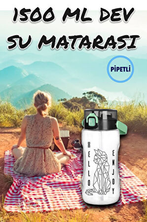 Watermode DEV Suluk - Matara 1500 ML Sporda, Yürüyüşte, İşte, Okulda