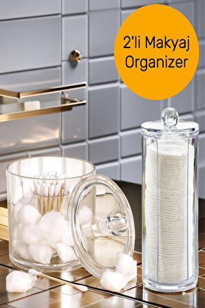 2'li Makyaj Organizer&Banyo Düzenleyici