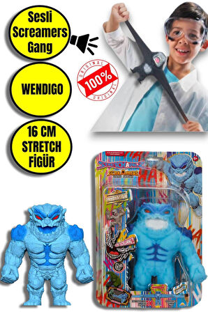 Monster Flex Uzayan Esnek Oyuncak Stretcheapalz Screamers Çete Serisi Tekli Figür @WENDIGO@16cm