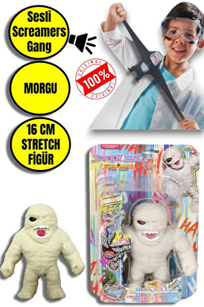 Monster Flex Uzayan Esnek Oyuncak Stretcheapalz Screamers Çete Serisi Tekli Figür @MORGU@16cm