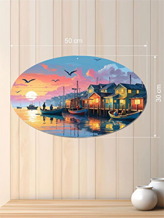 50x30 cm UV Baskılı Özgün MDF Tablo V1