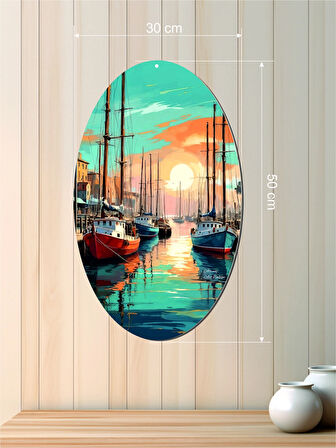 30x50 cm UV Baskılı Özgün MDF Tablo V4