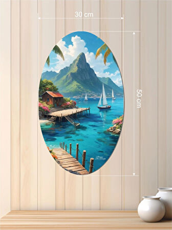 30x50 cm UV Baskılı Özgün MDF Tablo V6