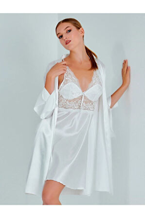 Kadın 6 Lı Saten Gelin Çeyiz Seti 8620