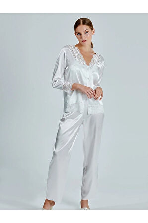 Kadın 6 Lı Saten Gelin Çeyiz Seti 8620