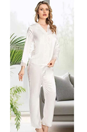 Kutulu Çeyizlik Saten Dantelli Altılı Set-355