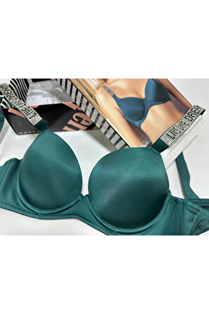 8825 Double push up Lıve Love Dream Taşlı Sütyen