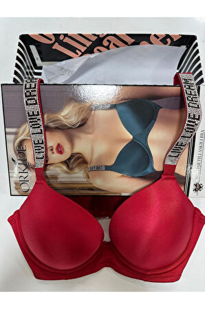 8825 Double push up Lıve Love Dream Taşlı Sütyen