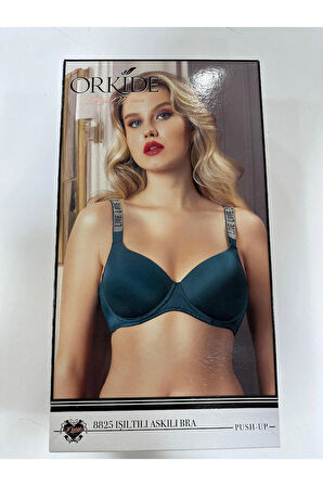 8825 Double push up Lıve Love Dream Taşlı Sütyen