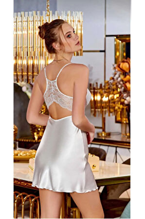 Kutulu Çeyizlik Dantelli Saten 6'lı Set-300