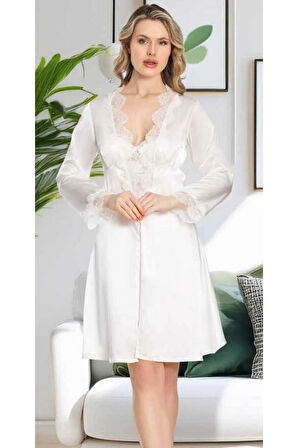 Kutulu Çeyizlik Saten Dantelli Altılı Set-365