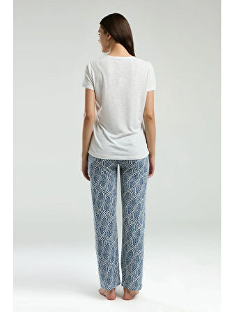 Kadın Kısa Kol Pijama Takım-3209