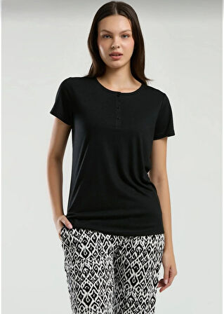 Kadın Kısa Kol Pijama Takım-3241