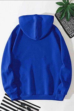 Panda Baskılı Kapüşonlu Sweatshirt