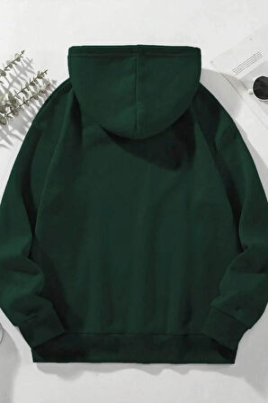 Panda Baskılı Kapüşonlu Sweatshirt