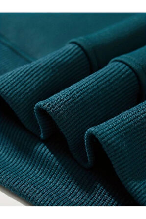 Beach Baskılı Kapüşonlu Sweatshirt