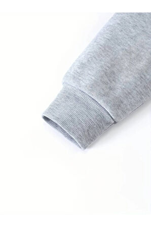 But Baskılı Kapüşonlu Sweatshirt