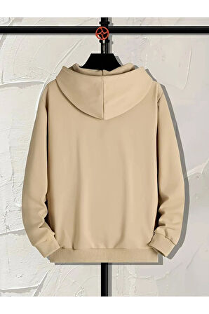 Cherry Baskılı Kapüşonlu Sweatshirt