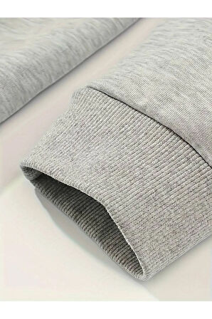 Cherry Baskılı Kapüşonlu Sweatshirt