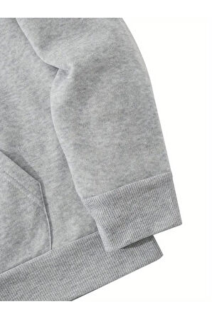 Dreams Yazı Baskılı Kapüşonlu Sweatshirt