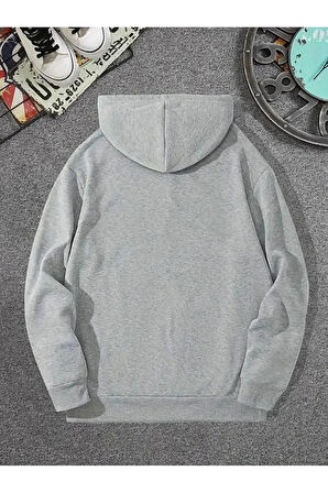Dreams Yazı Baskılı Kapüşonlu Sweatshirt