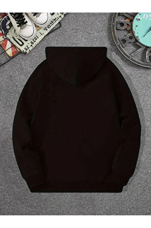 Dreams Yazı Baskılı Kapüşonlu Sweatshirt