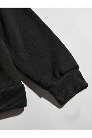 Dreams Yazı Baskılı Kapüşonlu Sweatshirt