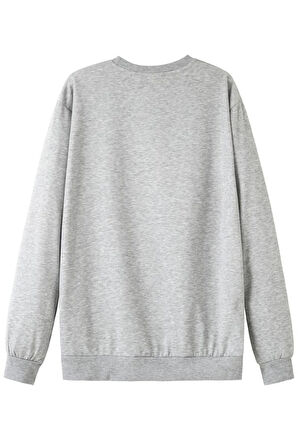 Ice Cream Baskılı Kapüşonlu Sweatshirt