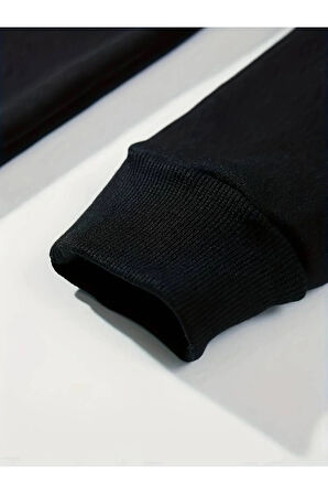 Ice Cream Baskılı Kapüşonlu Sweatshirt