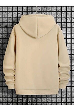 Los Angeles Baskılı Kapüşonlu Sweatshirt