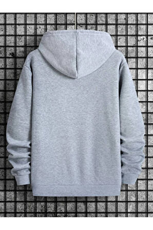 Los Angeles Baskılı Kapüşonlu Sweatshirt