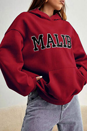 Unisex Malibu Baskılı Sweatshirt